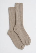 Load image into Gallery viewer, ALI RIBBED SOCK | OATMEAL
