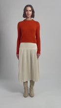 Load and play video in Gallery viewer, AVA SWEATER | TANGERINE
