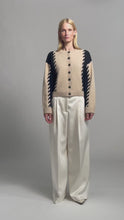 Load and play video in Gallery viewer, DARIA CARDI | PALE CAMEL/BLACK COMBO
