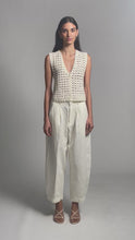 Load and play video in Gallery viewer, ELLIE CROCHET VEST
