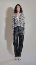 Load and play video in Gallery viewer, ELLIOT STRIPE SWEATER
