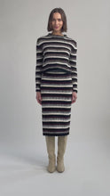 Load and play video in Gallery viewer, PIA MULTI STRIPE TUBE SKIRT
