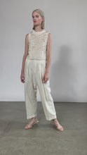 Load and play video in Gallery viewer, CORA SEQUIN TANK | IVORY W/ IVORY SEQUINS
