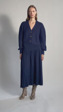 Load and play video in Gallery viewer, LEA SKIRT | NAVY
