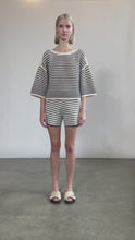 Load and play video in Gallery viewer, ELENA STRIPE SWEATER
