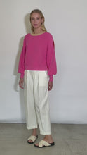 Load and play video in Gallery viewer, LAYLA COLOR-BLOCK SWEATER
