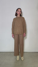 Load and play video in Gallery viewer, NYLA SWEATER | CAMEL
