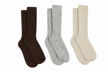 Load image into Gallery viewer, ALI RIBBED SOCK | IVORY
