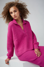Load image into Gallery viewer, TATUM SWEATER | FUCHSIA | ARCHIVE
