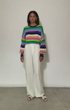 Load and play video in Gallery viewer, LAYLA MULTI STRIPE SWEATER
