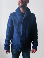 MEN'S SHAWL COLLAR CARDI