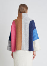Load image into Gallery viewer, TALIA COLOR-BLOCK PONCHO | ARCHIVE
