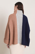Load image into Gallery viewer, TALIA COLOR BLOCK PONCHO | ARCHIVE
