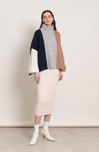 Load image into Gallery viewer, TALIA COLOR BLOCK PONCHO | ARCHIVE
