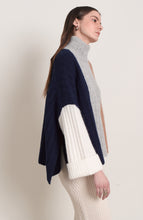 Load image into Gallery viewer, TALIA COLOR BLOCK PONCHO | ARCHIVE
