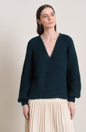 TESS SWEATER | REGAL GREEN
