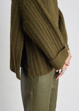 Load image into Gallery viewer, UMA SWEATER PONCHO | OLIVE

