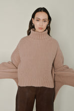 Load image into Gallery viewer, ALI SWEATER | DUSTY CHOC

